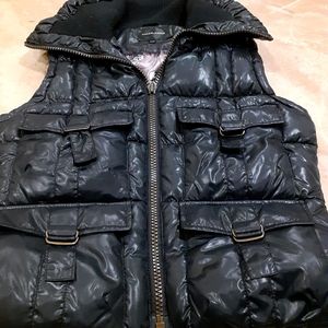 Black women vest sz med